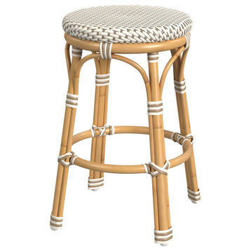 Butler Specialty Company, Tobias Outdoor Rattan and Metal Counter Stool