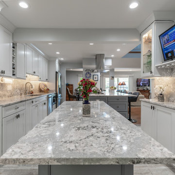 Galley Kitchen Transformed into Gem of the House in Reston VA