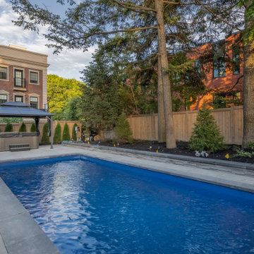 2022 Projects Gallery - Backyard Interlock and Gazebo