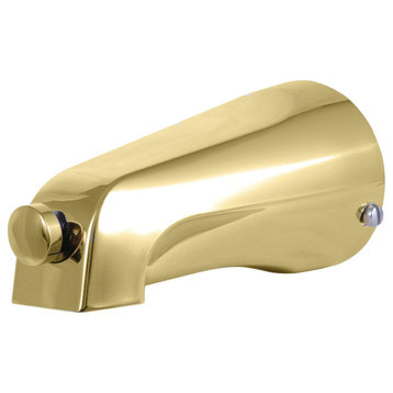 Trimscape 5-1/8" Tub Spout With Diverter, 1/2" CTS, Polished Brass