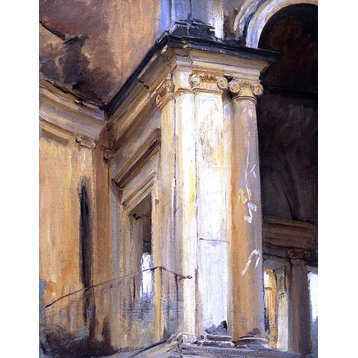 John Singer Sargent Roman Architecture, 21"x28" Wall Decal