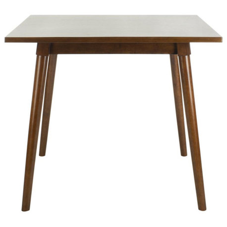 Simone Square Dining Table, Walnut