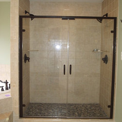 Semi-Frameless Showers - Shower Doors