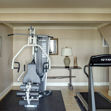 Ultimate Man Cave: workout area