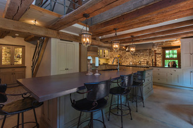 Inspiration for a craftsman kitchen remodel in Philadelphia