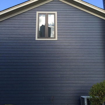 Dive into Deep Ocean blue siding by James Hardie!