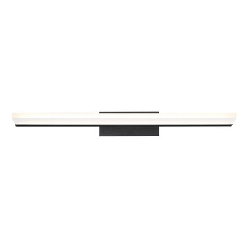 Level 24" LED Bathroom Vanity & Wall Light 3500K, Black