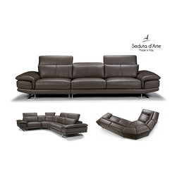 Italian Leather Sectional Sofa Kiss by Seduta d'Arte - Products
