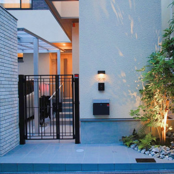スタイリッシュなクローズ外構