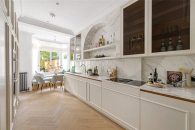Trendy home design photo in London