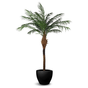 Faux Botanical Phoenix Palm in Green 96"H