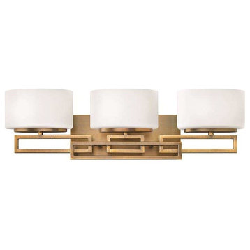 Bath Lanza 3-Light, Brushed Bronze