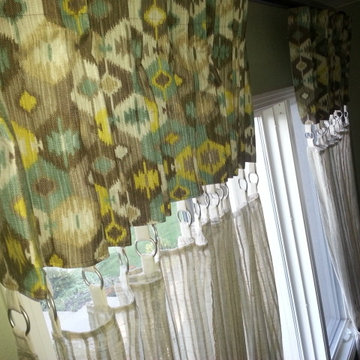 Custom-made drapery panels