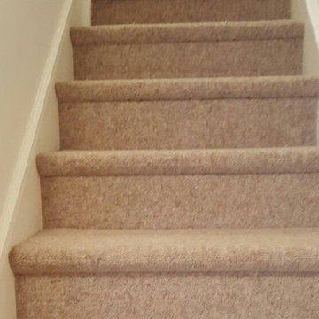 Plain Carpet to Stairs in Private Residence