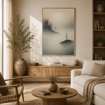 Island Of Quiet – Minimalist Island Wall Art