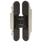 FPL Door Locks & Hardware - FPL Concealed/Invisible Door Hinge, 3D Adjustable, Black - FPL's #CH3D-176-BLK Concealed / Invisible Door Hinge offers 3D adjustability (see photo) for easy future adjustments.  Once installed, it has a clean finished look.