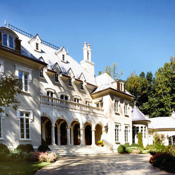 Exterior Limestone Colonnade