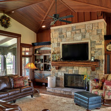 TV Above Fireplace