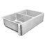 Anning Farmhouse Apron-Front Stainless 32" Kitchen Sink, Brushed Stainless Steel