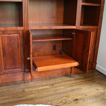 Built-In Library Cabinets with Shelving