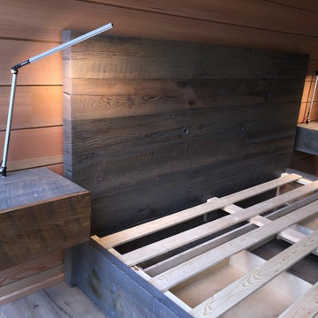 headboard with waterfall effect