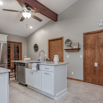 Transitional Farmhouse Kitchen West End, NC