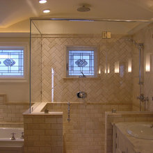 Master bathroom walk in shower