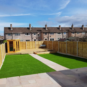 New Build Home Garden