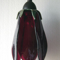 Glass Pendant Lights - Tulip Shaped - Pendant Lighting