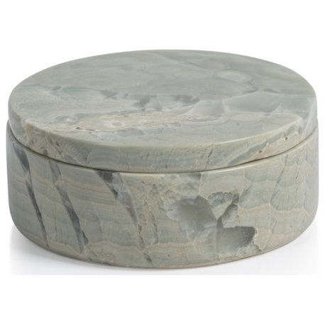 Tasman Blue Onyx Canister Jar, 5" x 2"