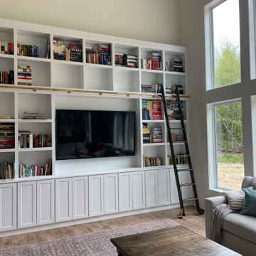 12' x 15' Built-In Library Bookcase