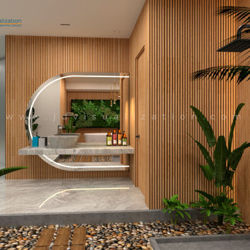 3D Bathroom rendering