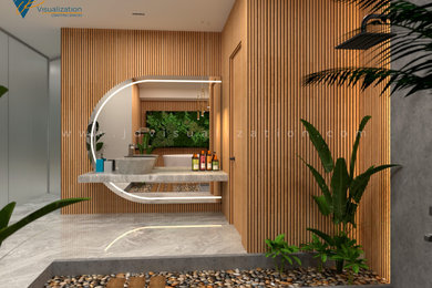 3D Bathroom rendering