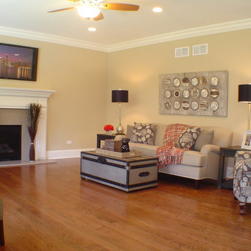 Home Staging of Empty Model in Northwest Indiana