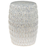 Surya - Surya Blackwell BAW-002 Garden Stool, White - The Blackwell Collection features compelling global inspired designs brimming with elegance and grace! The perfect addition for any home, these pieces will add eclectic charm to any room! Made in China with Ceramic, Ceramic. For optimal product care, wipe clean with a dry cloth. Manufacturers 30 Day Limited Warranty.