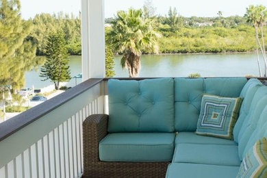 Patio - coastal patio idea in Tampa