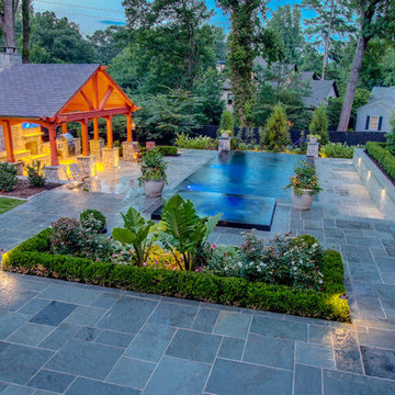 Perimeter Overflow Pool and Spa