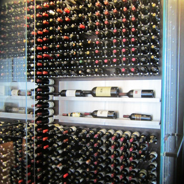 Sleek Ultra PEG Wine Storage System Dallas Home Wine Cellar