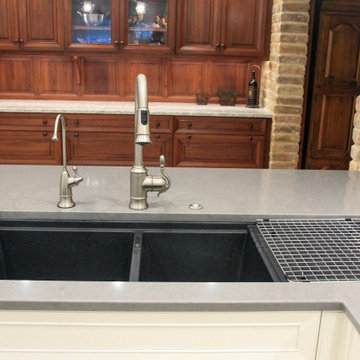 Unique Undermount Sink with Integral Drainboard