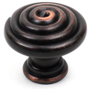 Omega Knob, Regent Bronze With Copper
