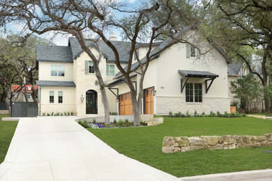 Transitional exterior home photo in Austin