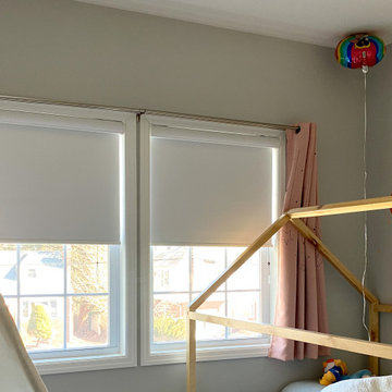Springblinds Blackout + 5% Solar Shades House Project