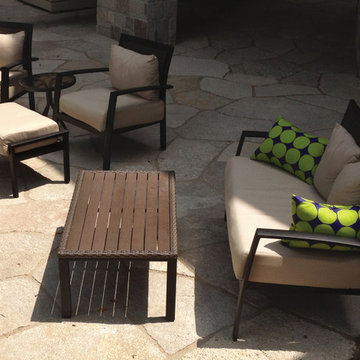 Stone used for outdoor living areas
