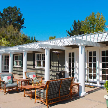 Building and Staining of Pergola