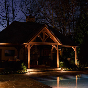 Marietta, GA House and Backyard Lighting Project #3