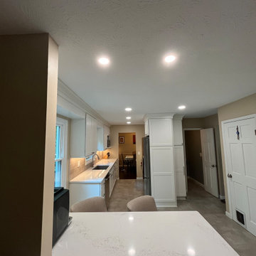 We left this kitchen unrecognizable!!