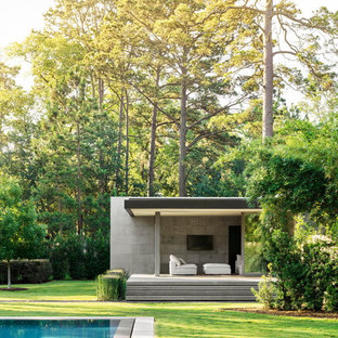 ヒューストンのコンテンポラリースタイルのおしゃれなプールの写真