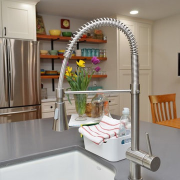 Monticello, IN. Haas Signature Collection. Unique Multi-Surface Kitchen