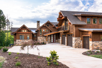 Example of a minimalist home design design in Denver