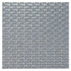 Reflections Blue Diamond Cut & Frosted Glass Mirror 12x12 Decorative Wall Tile